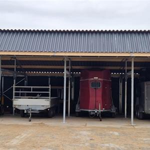 Storage room and Carport